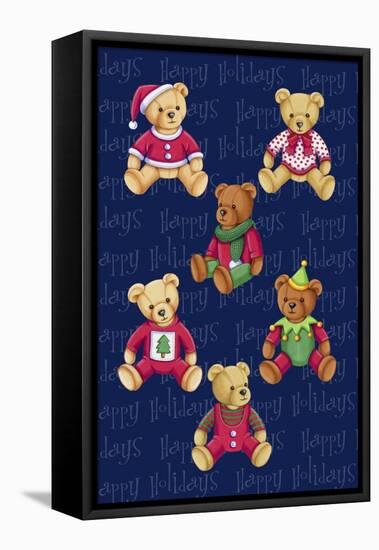 Christmas Bears-Kimura Designs-Framed Premier Image Canvas