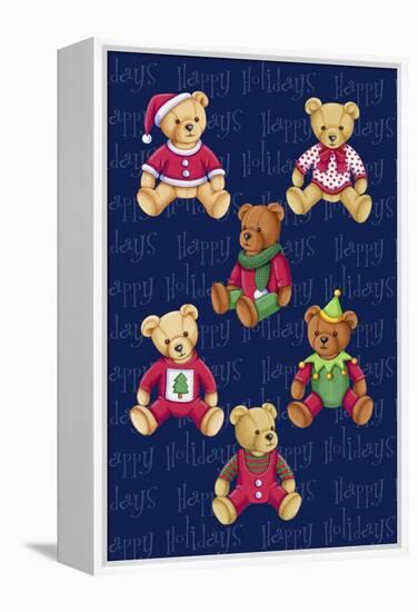 Christmas Bears-Kimura Designs-Framed Premier Image Canvas