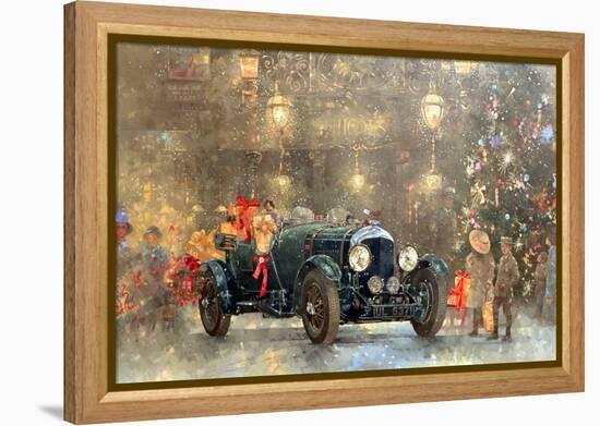 Christmas Bentley-Peter Miller-Framed Premier Image Canvas