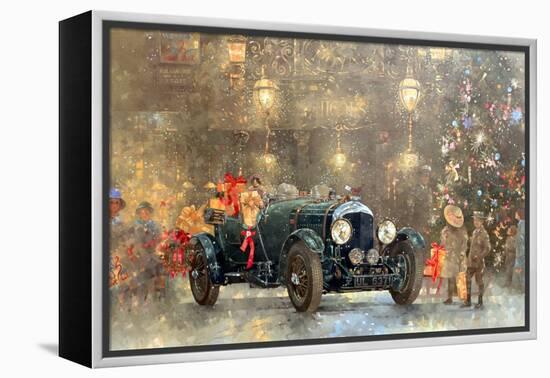 Christmas Bentley-Peter Miller-Framed Premier Image Canvas