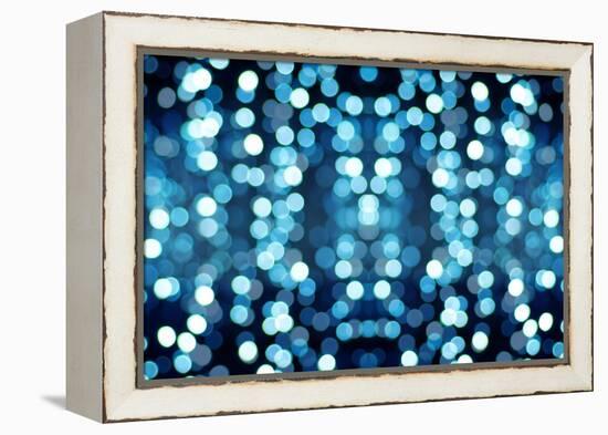 Christmas Bokeh-Roxana_ro-Framed Stretched Canvas