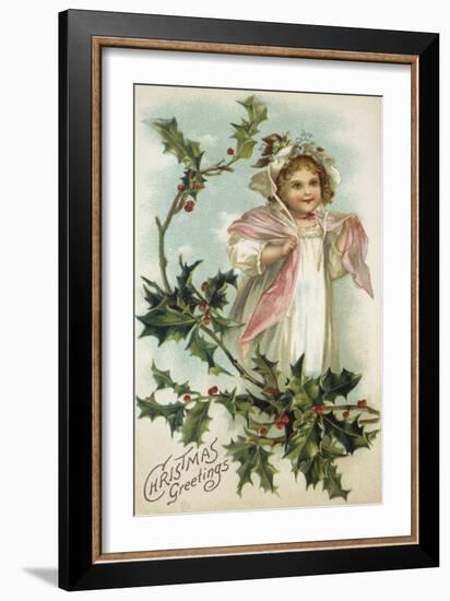 Christmas Bonnet-The Vintage Collection-Framed Giclee Print