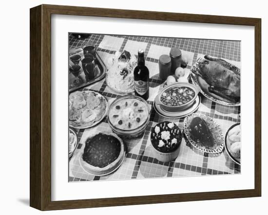 Christmas Buffet Spread-null-Framed Photographic Print