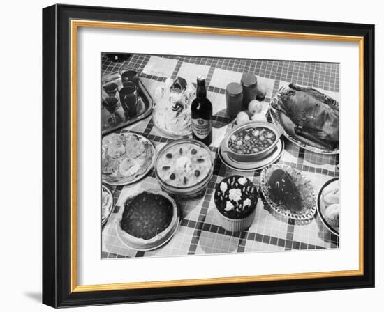 Christmas Buffet Spread-null-Framed Photographic Print