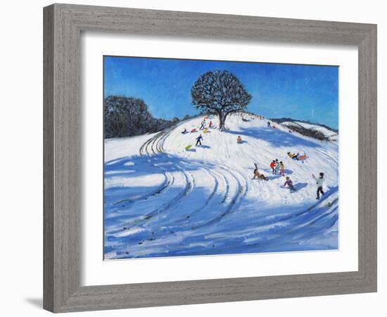 Christmas, Burley Lane, Derby, 2016-Andrew Macara-Framed Giclee Print