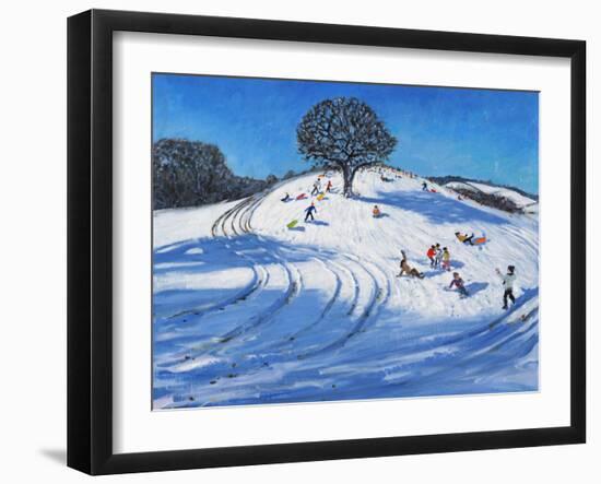 Christmas, Burley Lane, Derby, 2016-Andrew Macara-Framed Giclee Print