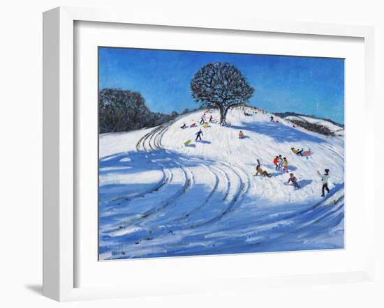 Christmas, Burley Lane, Derby, 2016-Andrew Macara-Framed Giclee Print