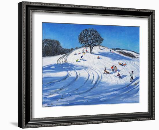 Christmas, Burley Lane, Derby, 2016-Andrew Macara-Framed Giclee Print