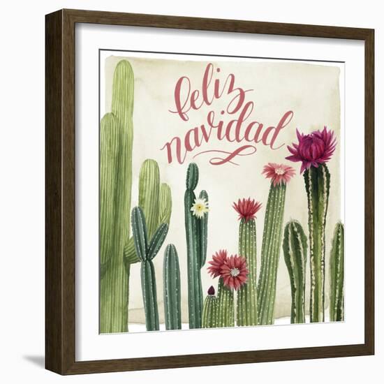 Christmas Cactus I-null-Framed Premium Giclee Print