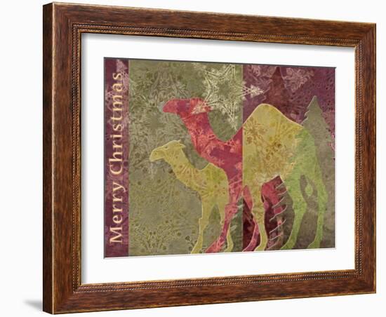 Christmas Camel-Cora Niele-Framed Giclee Print