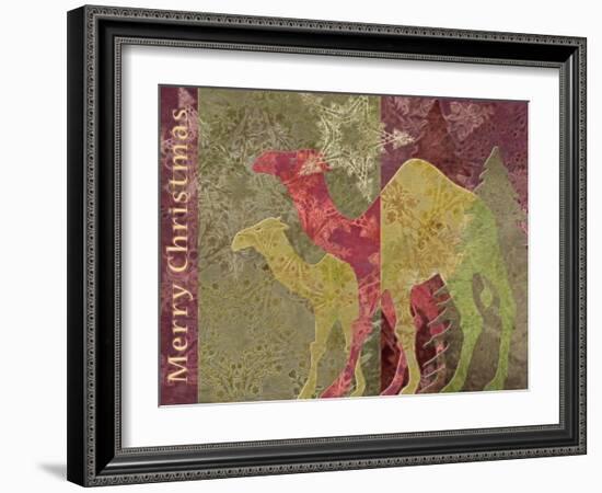 Christmas Camel-Cora Niele-Framed Giclee Print