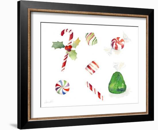 Christmas Candies-Lanie Loreth-Framed Art Print