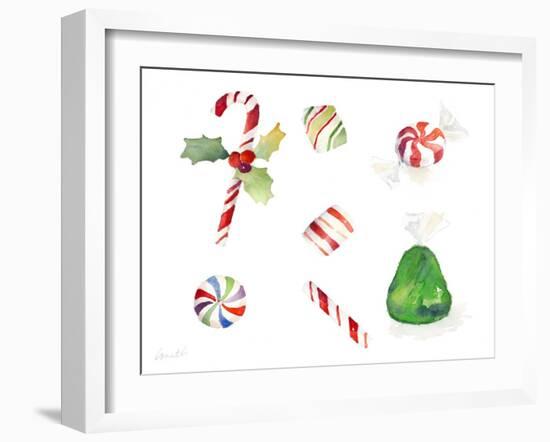 Christmas Candies-Lanie Loreth-Framed Art Print