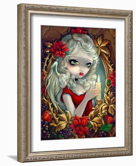 Christmas Candle-Jasmine Becket-Griffith-Framed Art Print