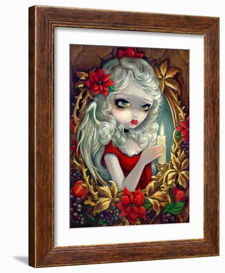 Christmas Candle-Jasmine Becket-Griffith-Framed Art Print