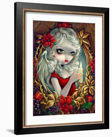 Christmas Candle-Jasmine Becket-Griffith-Framed Art Print