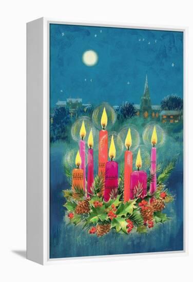 Christmas Candles-Stanley Cooke-Framed Premier Image Canvas