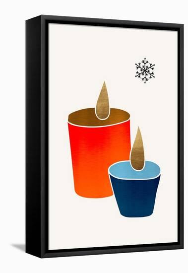 Christmas Candles-Kubistika-Framed Premier Image Canvas