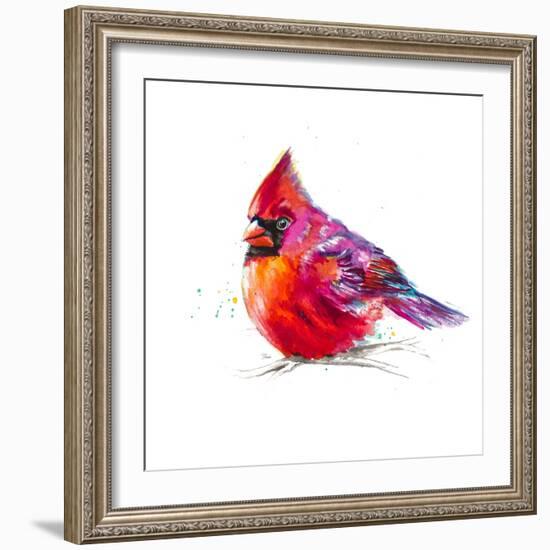 Christmas Cardinal I-Patricia Pinto-Framed Art Print