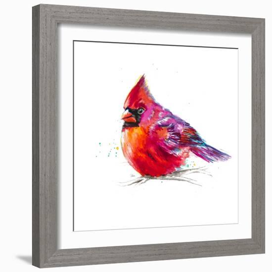 Christmas Cardinal I-Patricia Pinto-Framed Art Print