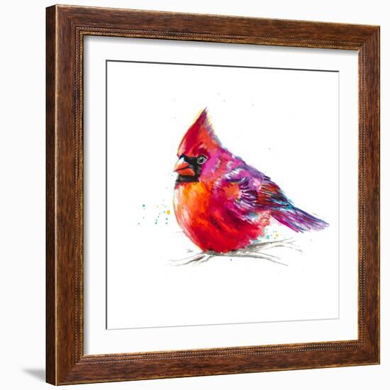 Christmas Cardinal I-Patricia Pinto-Framed Art Print
