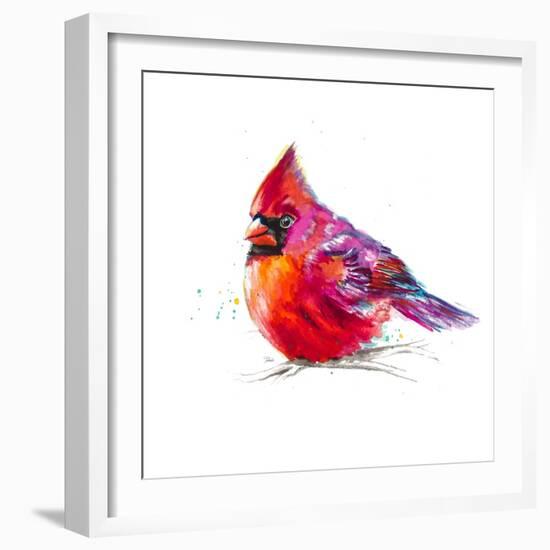 Christmas Cardinal I-Patricia Pinto-Framed Art Print