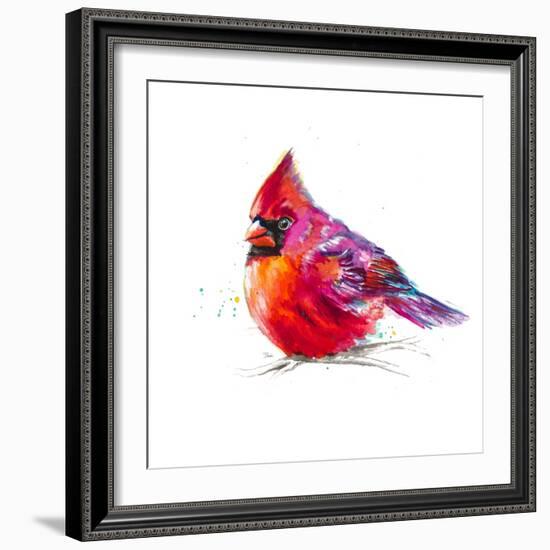 Christmas Cardinal I-Patricia Pinto-Framed Art Print