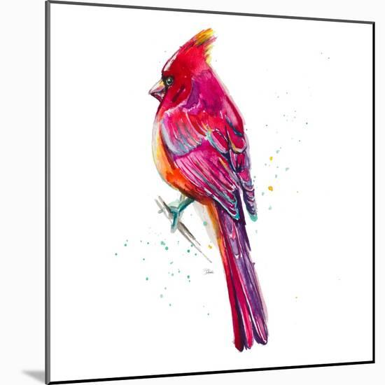 Christmas Cardinal II-Patricia Pinto-Mounted Art Print