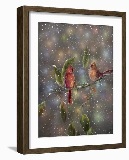 Christmas Cardinal-Sarah Davis-Framed Giclee Print