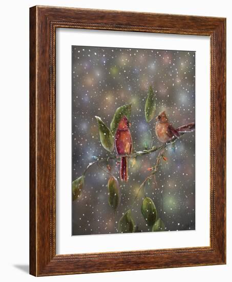 Christmas Cardinal-Sarah Davis-Framed Giclee Print