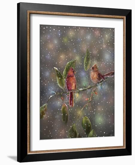 Christmas Cardinal-Sarah Davis-Framed Giclee Print