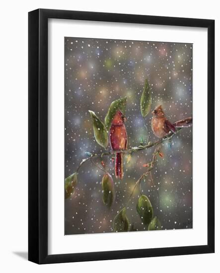 Christmas Cardinal-Sarah Davis-Framed Giclee Print