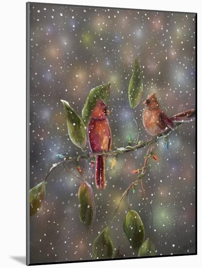 Christmas Cardinal-Sarah Davis-Mounted Giclee Print