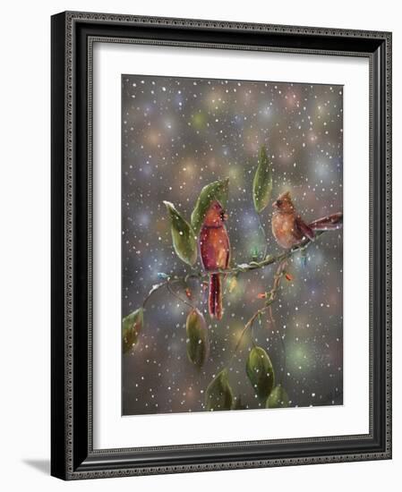 Christmas Cardinal-Sarah Davis-Framed Giclee Print