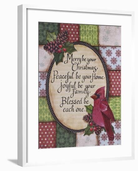 Christmas Cardinal-Let Your Art Soar-Framed Giclee Print
