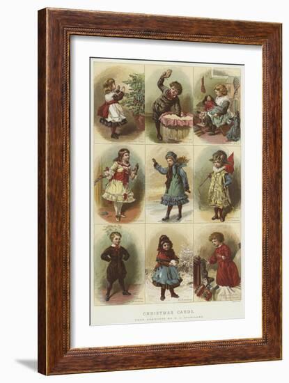 Christmas Cards-Charles Joseph Staniland-Framed Giclee Print