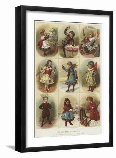 Christmas Cards-Charles Joseph Staniland-Framed Giclee Print