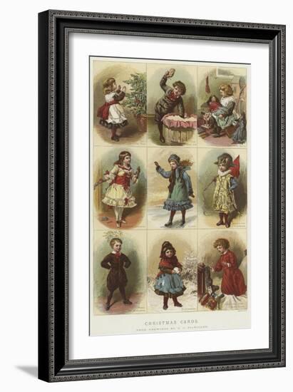 Christmas Cards-Charles Joseph Staniland-Framed Giclee Print