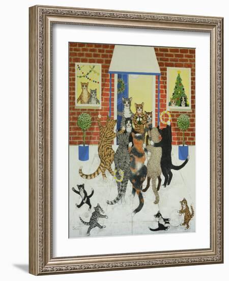 Christmas Carols-Pat Scott-Framed Giclee Print