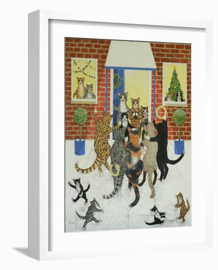 Christmas Carols-Pat Scott-Framed Giclee Print