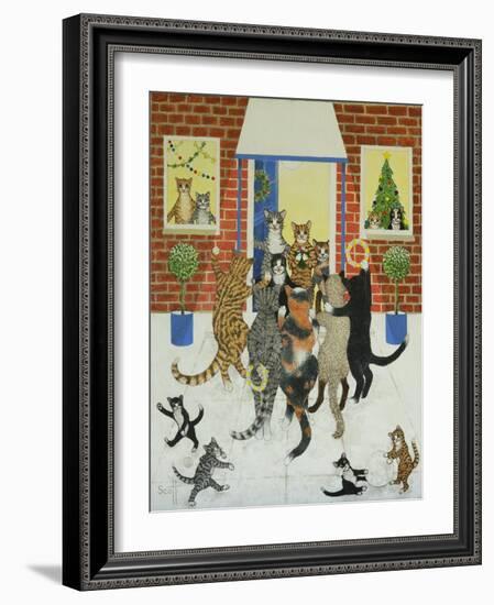 Christmas Carols-Pat Scott-Framed Giclee Print