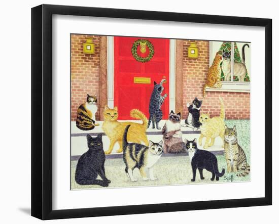 Christmas Carols-Pat Scott-Framed Giclee Print