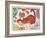 Christmas Cat and the Turkey-Cathy Baxter-Framed Giclee Print