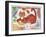 Christmas Cat and the Turkey-Cathy Baxter-Framed Giclee Print