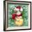 Christmas Cat with Bauble-MAKIKO-Framed Giclee Print