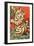 Christmas Cat-Louis Wain-Framed Giclee Print