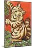 Christmas Cat-Louis Wain-Mounted Giclee Print