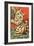 Christmas Cat-Louis Wain-Framed Giclee Print