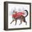 Christmas Cats & Dogs I-Victoria Borges-Framed Stretched Canvas