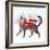 Christmas Cats & Dogs I-Victoria Borges-Framed Art Print